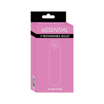 Powerbullet eSSENTIAL Rechargeable 3 in. Bullet Vibrator Pink