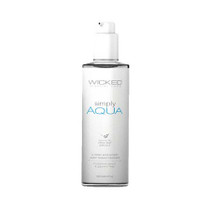Wicked Simply Aqua Water-Based Lubricant 4 oz.