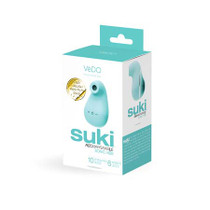 Vedo Suki Sonic Suction Rechargeable Vibrator Tease Me Turquoise