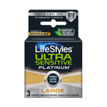 Lifestyles Ultra Sensitive Platinum Large 3 Pack