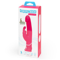 Happy Rabbit Dual Density Rechargeable Silicone Rabbit Vibrator Pink