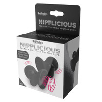Nipplicious- Vibrating Nipple Suction Cups- Black
