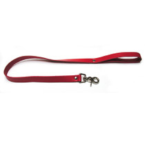 KinkLab Bondage Basics Leather Leash (Red)