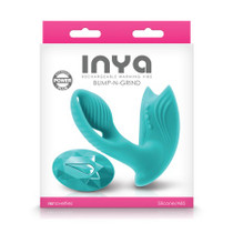 INYA Bump-N-Grind Rechargeable Warming Dual Stimulator Teal