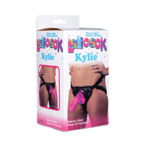 Curve Toys Lollicock Kylie Fleece-Lined Strap-On Harness Black