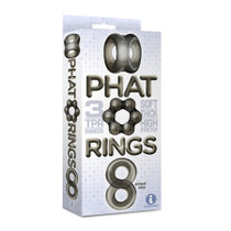 The 9's Phat Rings Smoke 1 Chunky Cock Rings
