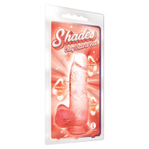 Shades Small 6in Jelly TPR Gradient Dong Coral
