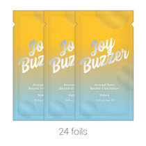 Joy Buzzer Naked Clitoral Arousal Balm (Bulk Pack/24 pcs) .13 oz Foil