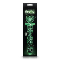 Firefly Glass Heart A Glow - Clear