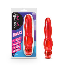 Blush Naturally Yours Flamenco Slimline Vibrator Red