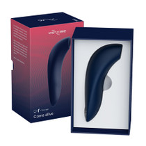 We-Vibe Melt Rechargeable Silicone Pleasure Air Clitoral Stimulator Midnight Blue