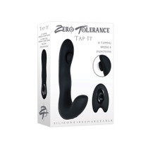 Zero Tolerance Tap It Remote-Controlled Tapping Vibrating Prostate Massager Black