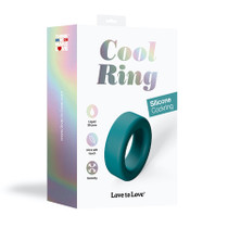 Love to Love Cool Ring Silicone Cockring Petrol Blue