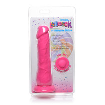 Curve Toys Lollicock 7 in. Silicone Dildo with Suction Cup Cherry