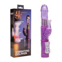 GC Vibrating Dolphin Dual-Motor Rotating Rabbit Vibrator Purple