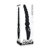 Evolved Magic Stick Anal Beads Silicone Black