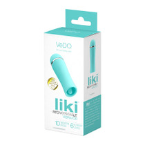 Vedo Liki Rechargeable Flicker Vibe Tease Me Turquoise