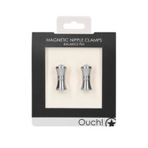 Ouch! Balance Pin Magnetic Nipple Clamps Silver