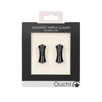 Ouch! Balance Pin Magnetic Nipple Clamps Black