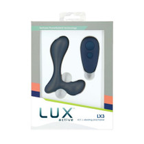 Lux Active Lx3 4.3in Vibrating Anal Trainer Silicone Black