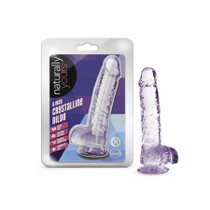 Naturally Yours Crystalline Dildo 6in Amethyst