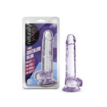 Naturally Yours Crystalline Dildo 7in Amethyst