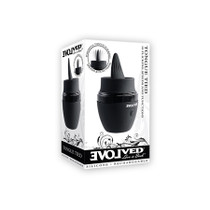 Evolved Tongue Tied Silicone Rechargeable Black