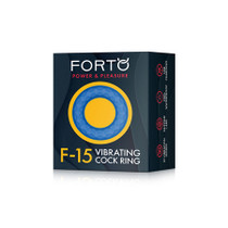 Forto F-15: Silicone Vibrating Cockring Blue