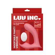 Luv Inc Pv71 Insertable Panty Vibrator Taupe