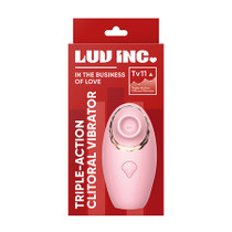 Luv Inc TV11 Triple-Action Clitoral Vibrator Pink