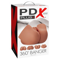 PDX Plus 360º Banger Masturbator Tan