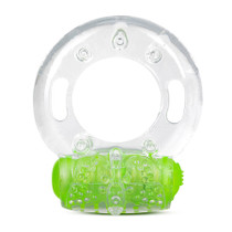 Play with Me - Arouser Vibrating C-Ring - Green