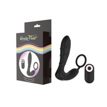 Gender Fluid Enrapt Prostate Vibe With Remote Silicone Black