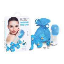 Fuzu Vibrating Fingertip Massager Neon Blue