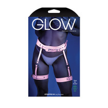Fantasy Lingerie Glow Strapped In Leg Harness O/S