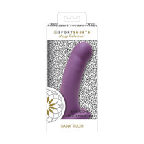 Sportsheets Merge Collection Banx 8 in. Silicone Hollow Dildo Plum