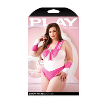 Fantasy Lingerie Play Cosplay With Me Sailor Costume Pink XL/2XL