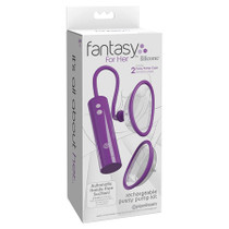 Fantasy For Her Rechargeable Pussy Pump Kit Purple