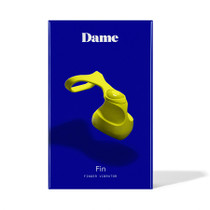 Dame Fin Finger Vibrator Citrus