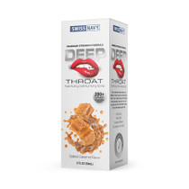 Swiss Navy Deep Throat Oral Numbing Spray Salted Caramel 2 oz. Display Box