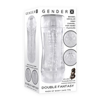Gender X Double Fantasy Dual-Entry Stroker Clear