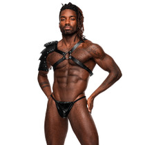 Male Power Leather Men's Aquarius Black O/S