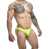 MaleBasics JUSTIN + SIMON Classic Bikini Neon Green S