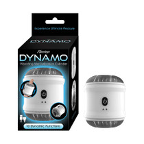 Nasstoys Dynamo Rechargeable Vibrating Masturbator Cylinder White