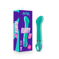 Blush Aria Flirty AF Silicone G-Spot Vibrator Teal