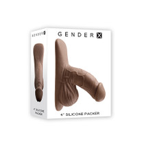 Gender X Packer Silicone 4in Dark