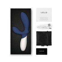 Lelo Loki Wave 2 Rechargeable Dual Stimulation Prostate Vibrator Base Blue