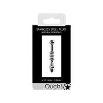 Ouch! Urethral Sounding Stainless Steel Plug 10 mm - 83505