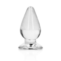 RealRock Crystal Clear 4.5 in. Anal Plug Clear