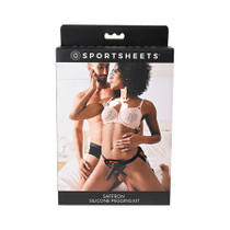 Sportsheets Saffron Silicone Pegging Kit with Adjustable Strap-On Harness & 5 in. Dildo